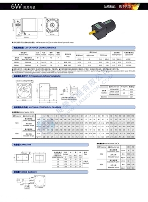 全面解析6W 220V交流齒輪減速可逆阻尼電機(jī)2RK6GN-C及其應(yīng)用